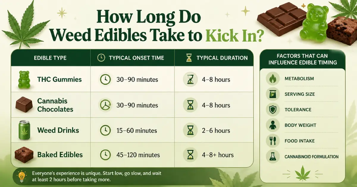 How Long Do Weed Edibles Take to Kick In